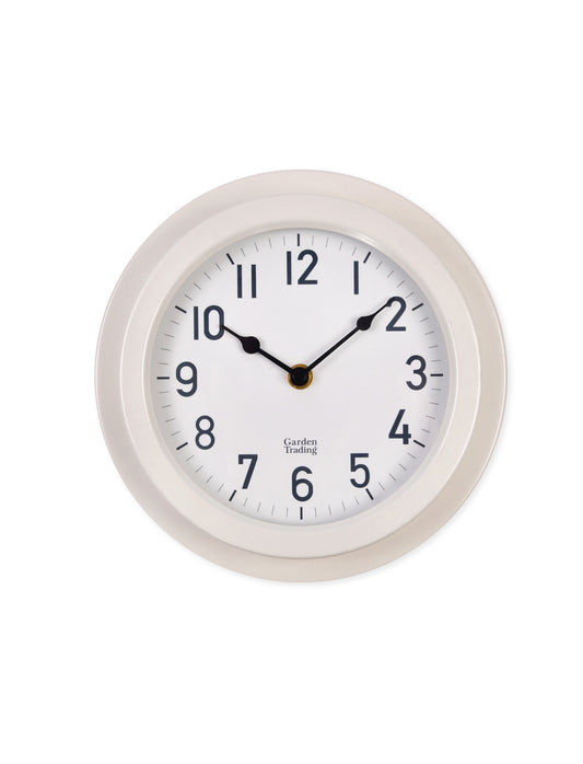 Tenby outdoor clock - Lily White