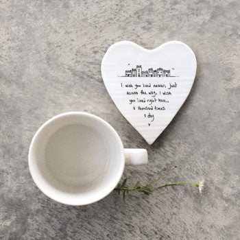 East of India Ceramic Hearts