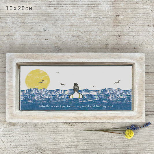Seascape long picture - Into the ocean I go…..