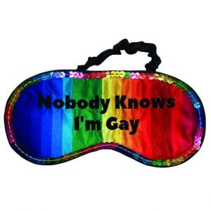 Eye Mask - Nobody knows I’m Gay