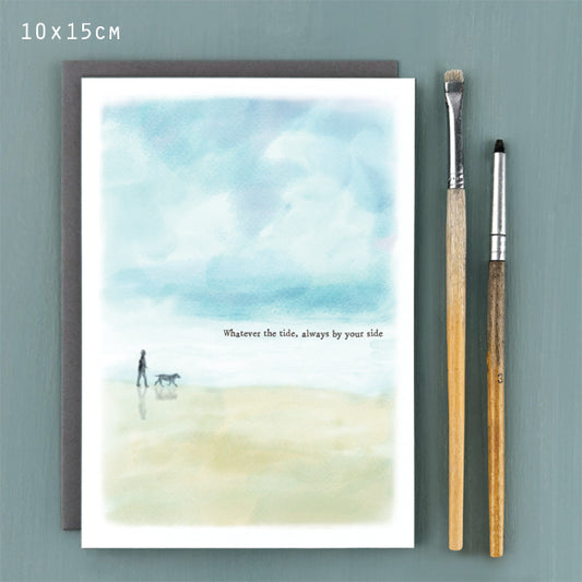 Seascape card - Whatever the tide, always by your side