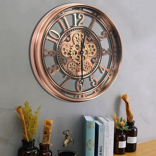 Cog Clock - Bronze