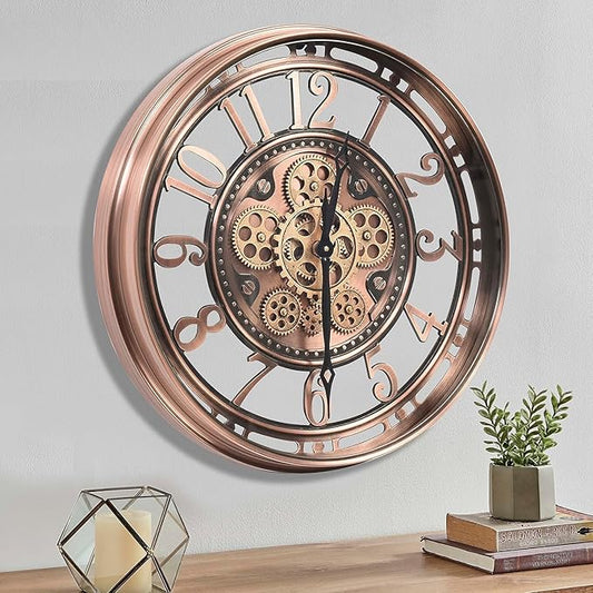 Cog Clock - Bronze