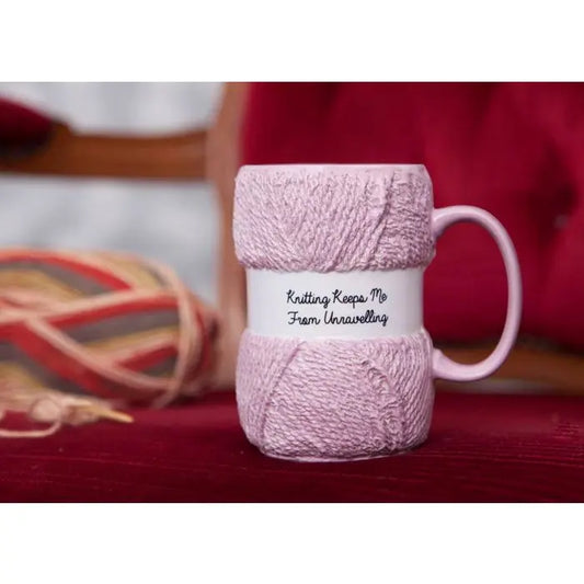 Knitting Mug - Unravelling