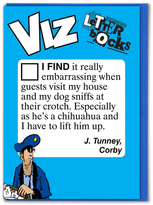 Viz Letterbocks Card - Chihuahua