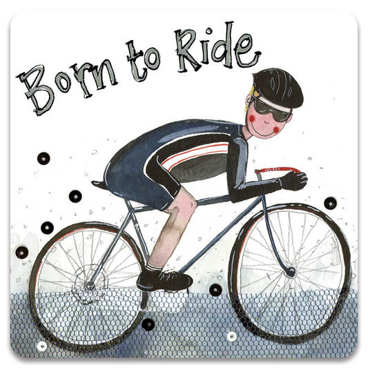 Alex Clark Fridge Magnet - Born to Ride