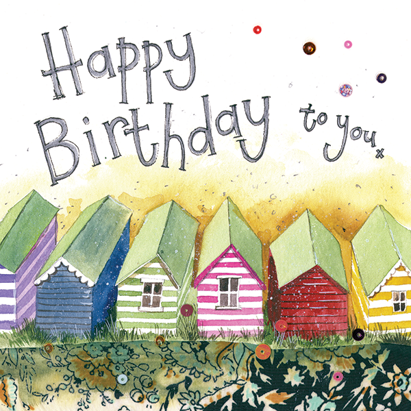 Happy Birthday - Beach Huts