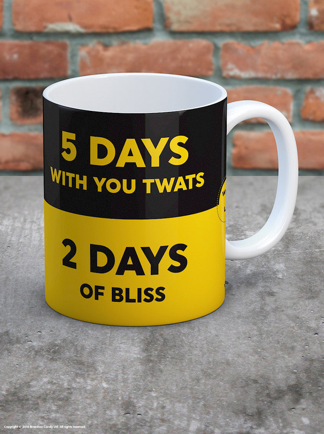 Rude Mug - 5 Days With You Twats