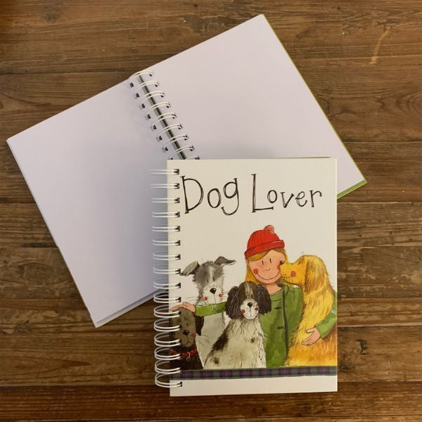 Dog Lover Spiral Journal by Alex Clark