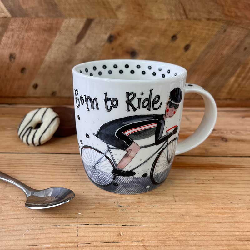 Alex Clark Mug - Born to Ride