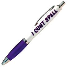 Rude Pen - I cunt spell