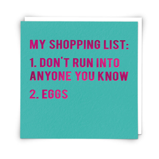 Cloud Nine - Shopping List