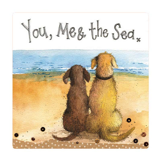 Alex Clark Fridge Magnet - You, Me and the Sea